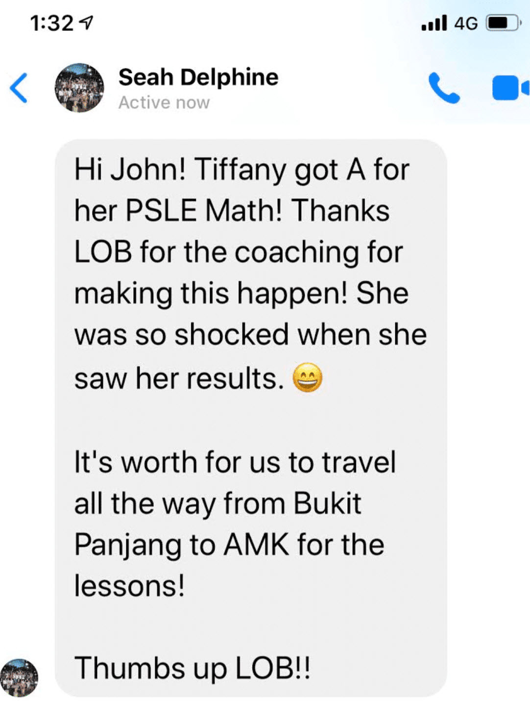 Original parent or student feedback 14