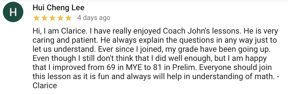 Original parent or student feedback 7
